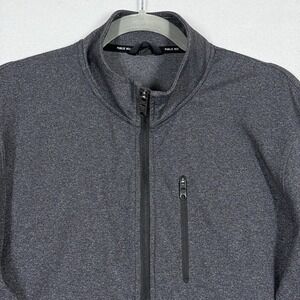 Public‎ Rec Jacket Mens Large Full Zip Bomber Stretch Athletic Pockets Mock Neck